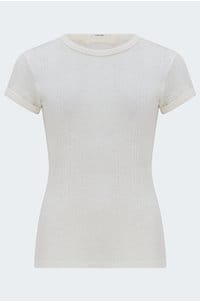 the itty bitty ringer tee in fluff