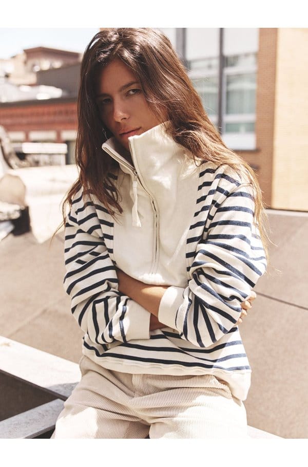 kat sweatshirt in nautical stripe