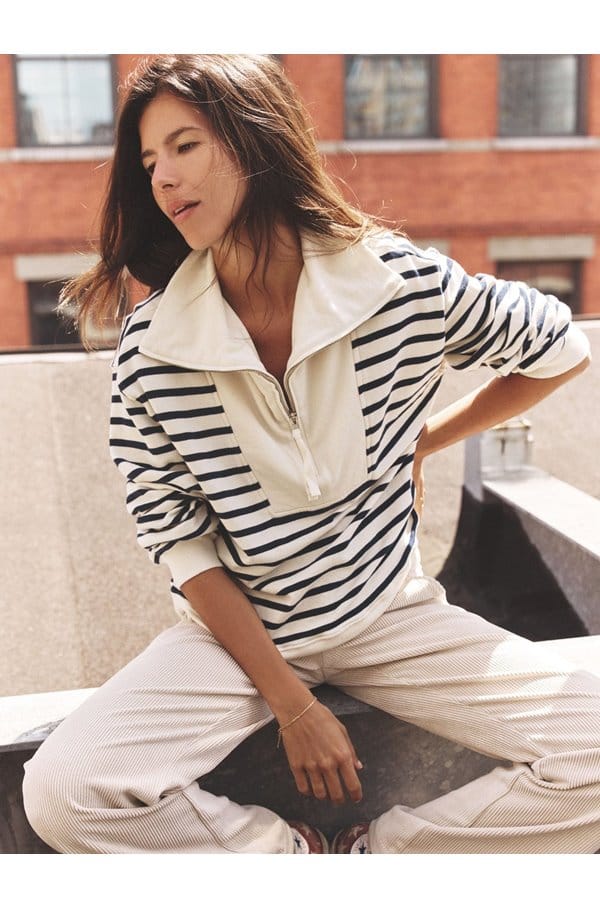 kat sweatshirt in nautical stripe