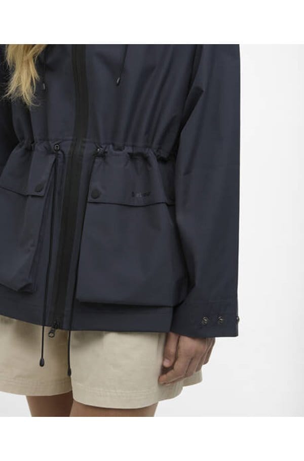 dovecragg waterproof jacket in dusk grey