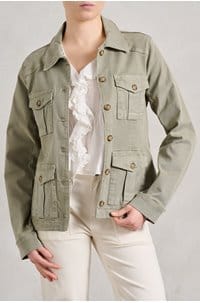 stacey jacket in vintage oak moss