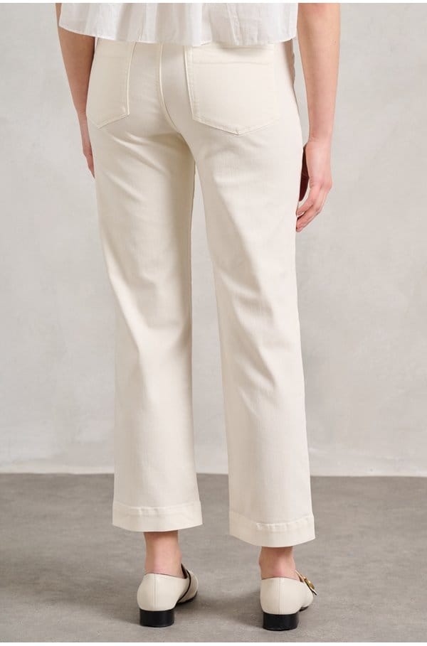 quincy ankle straight trouser in quartz sand