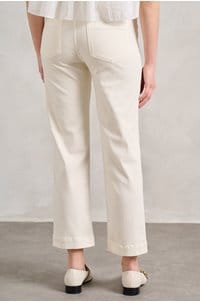 quincy ankle straight trouser in quartz sand