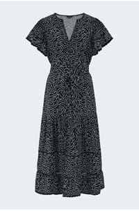 gia dress in mini chain daisies