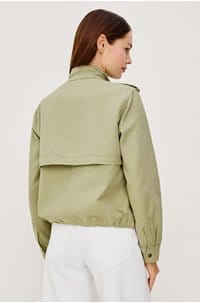 collins jacket in vintage sage