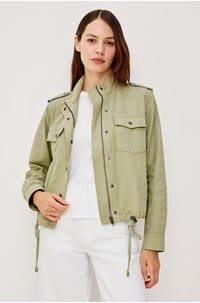 collins jacket in vintage sage