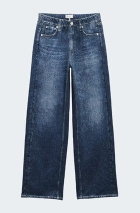 Wide Leg Miramar Cotton Terry Pant in Petra