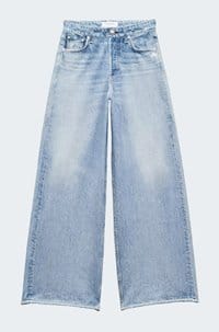 sofie miramar cotton terry wide leg pant in raily