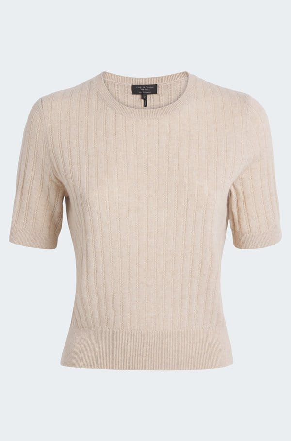 wren knitted top in oatmeal