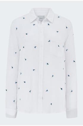 Charli Shirt in Bluebell Carnations