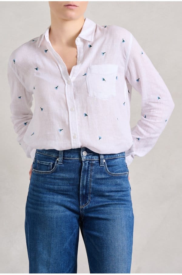 charli shirt in bluebell carnations