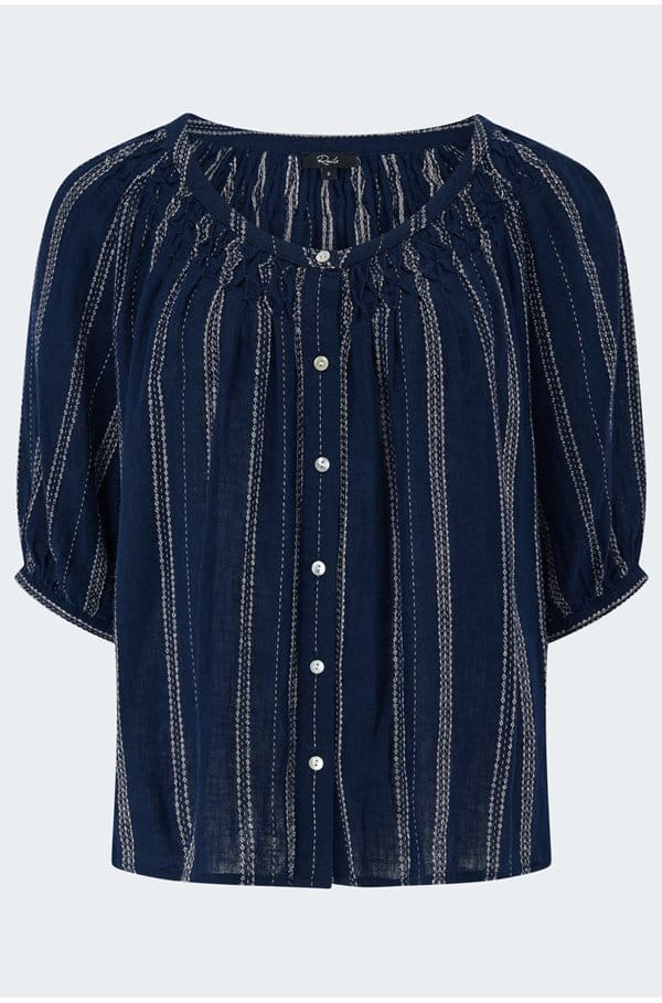 rix top in marina stripe