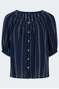 rix top in marina stripe