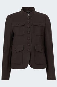 mercer blazer in coffee