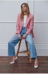 battista dickey jacket in petal