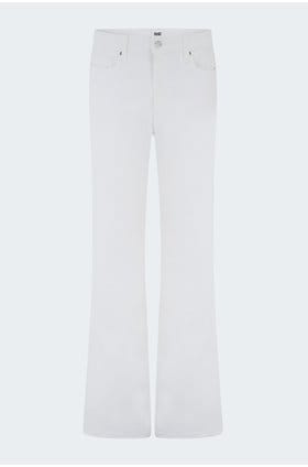 Sofia 33 Flared Jean in Crisp White