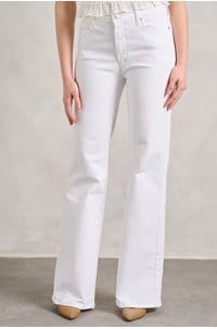 sofia 33 flared jean in crisp white