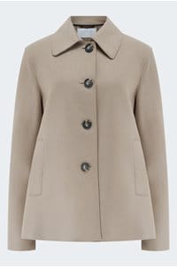 short loden jacket in dove