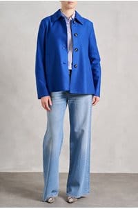 short loden jacket in mirage