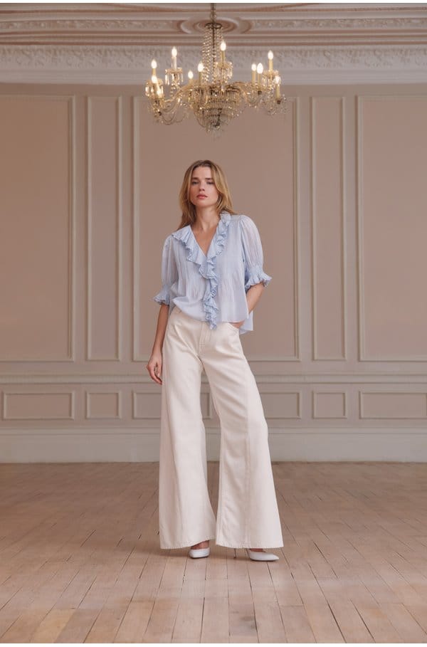 henri top in alice blue