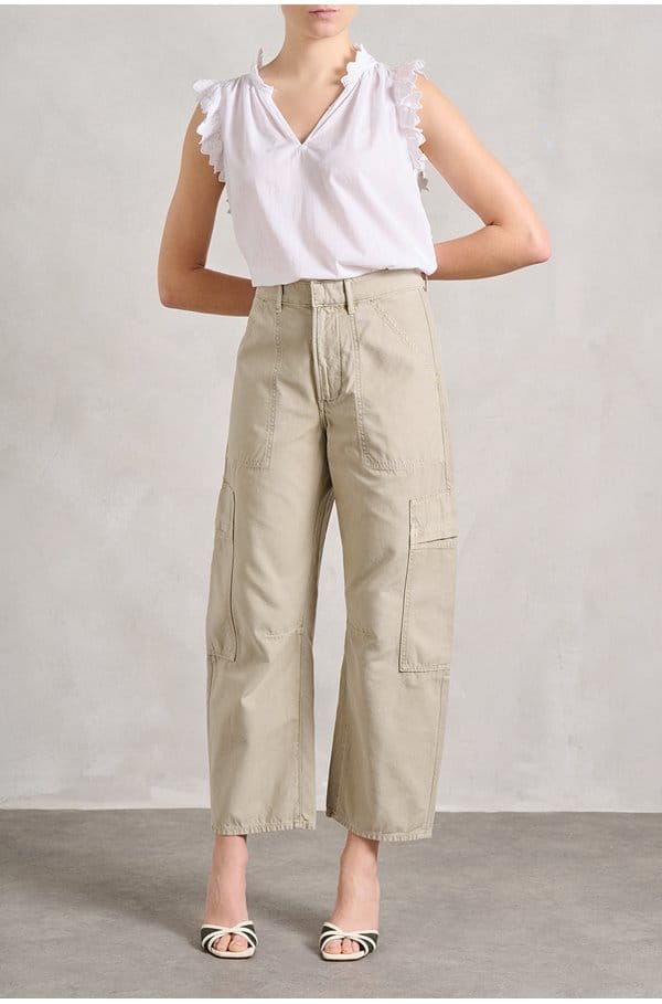 marcelle low slung easy cargo in burnished quartz