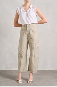 marcelle low slung easy cargo in burnished quartz