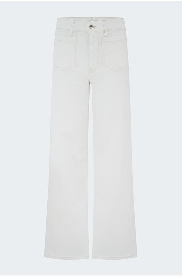 slim palazzo with modernist pockets in au natural clean