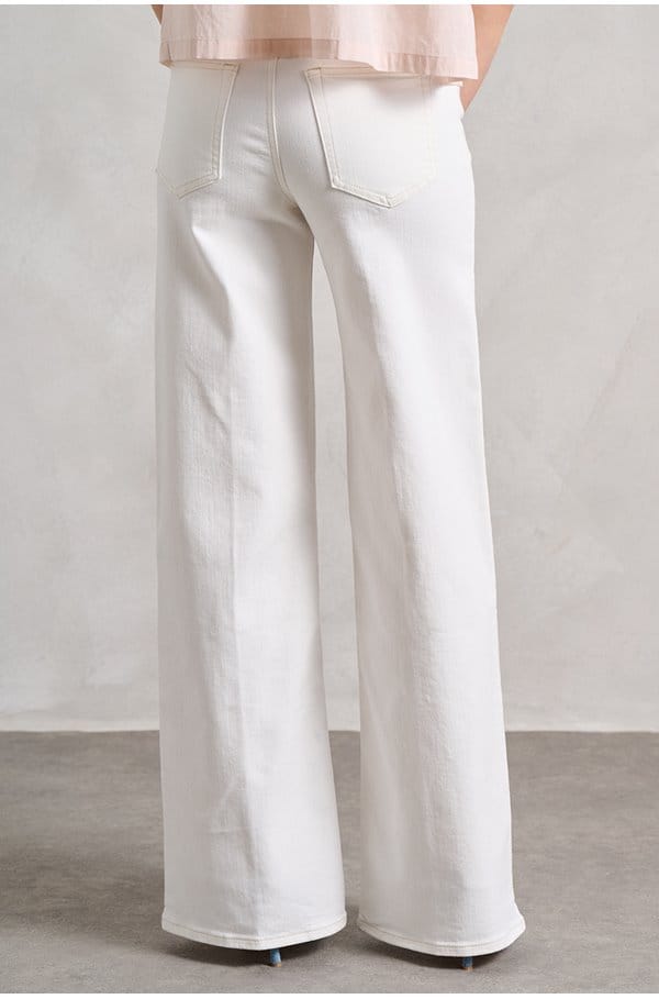 le slim palazzo long in au natural clean