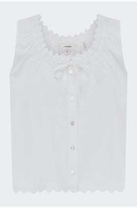 The Serene Tank in White