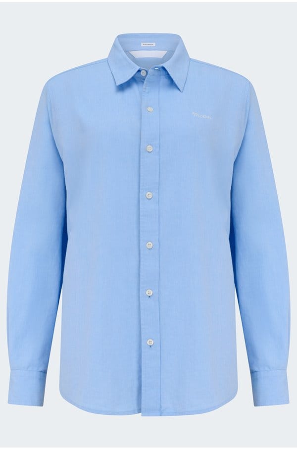 the bestie shirt in blue