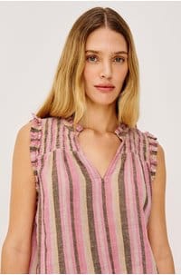 arlene top in cordoba stripe