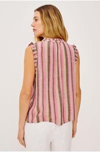 arlene top in cordoba stripe