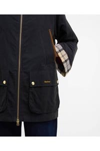 icons bedale showerproof jacket in navy