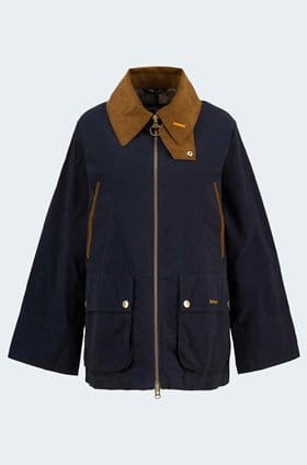 Icons Bedale Showerproof Jacket in Navy