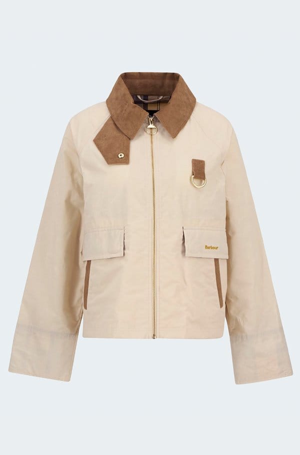 icons spey showerproof jacket in jasmine dress