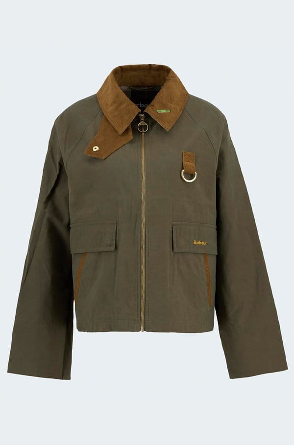 icons spey showerproof jacket in ivy green ancient