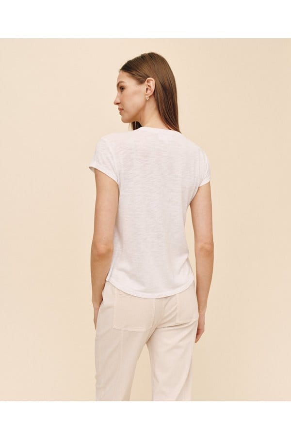 baby crew tee in white