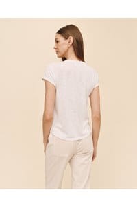 baby crew tee in white