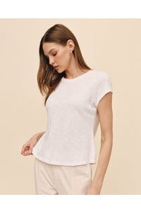 baby crew tee in white