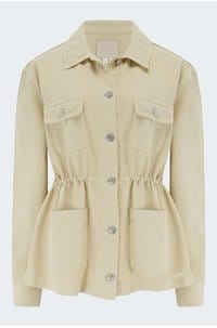 clarke jacket in vintage raffia