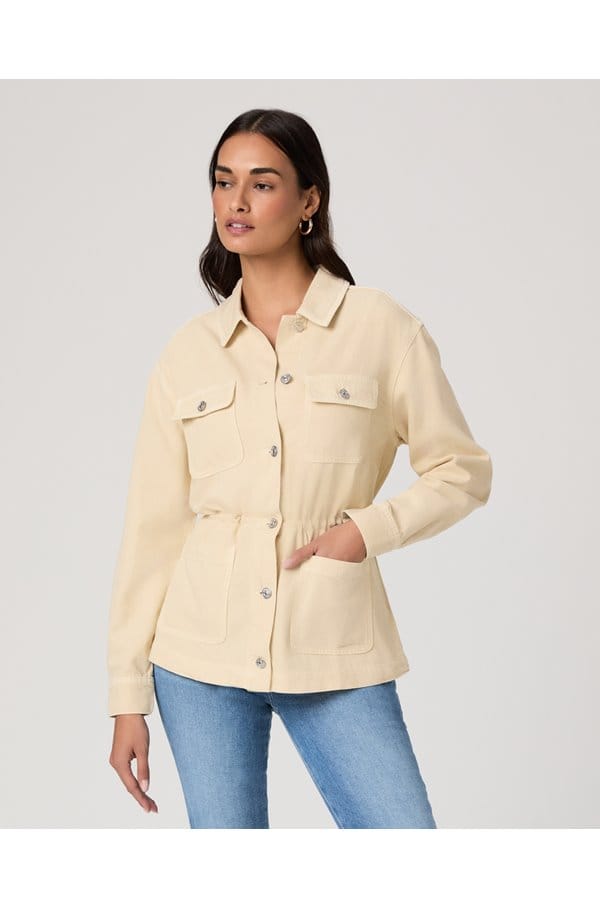 clarke jacket in vintage raffia