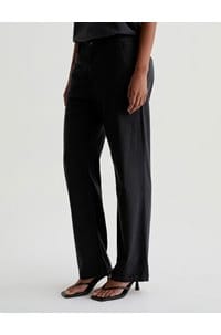 caden straight tailored trouser in super black
