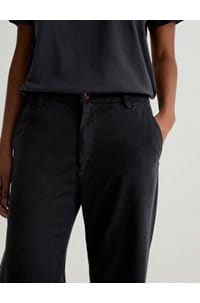 caden straight tailored trouser in super black