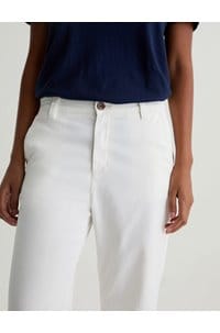 caden straight tailored trouser in powder