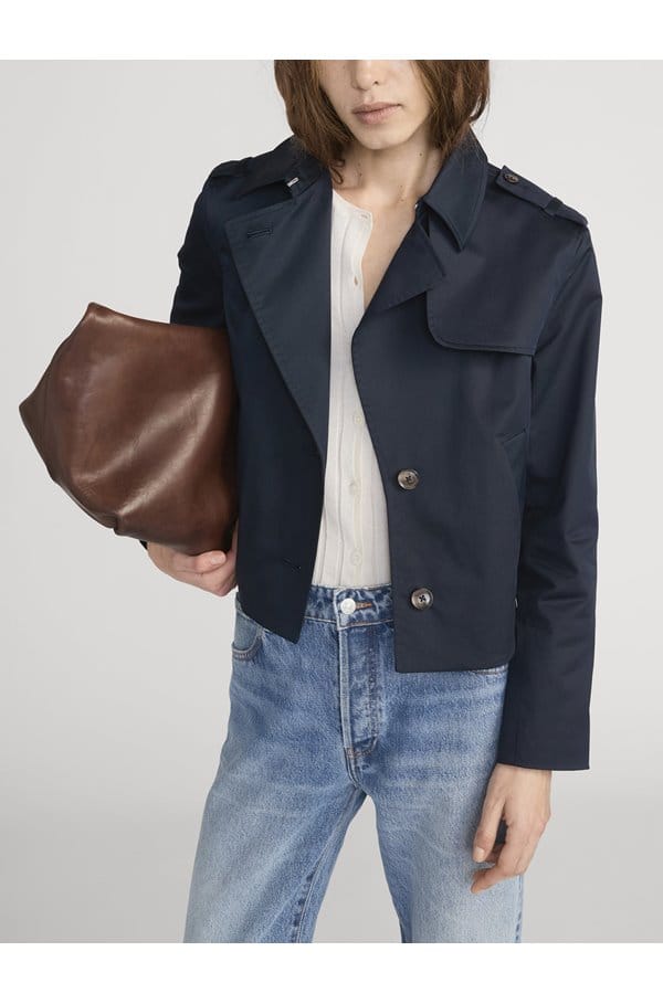 the short trench in navy