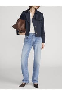 the short trench in navy