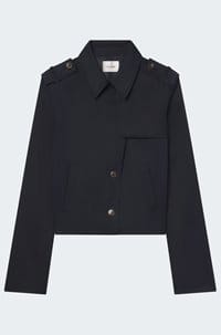the short trench in navy