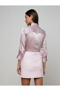 dani blouse in icy lilac