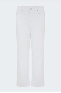 mason ankle straight jean in crisp white