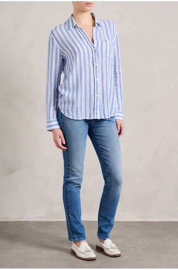 charli shirt in atlantis stripe